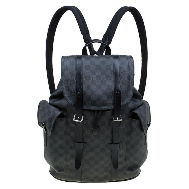 Louis Vuitton Christopher Backpack in Coated Canvas with Black-tone - US