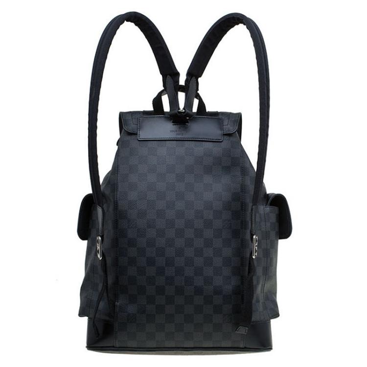 Pre Owned Louis Vuitton Damier Graphite Canvas Christopher PM Backpack