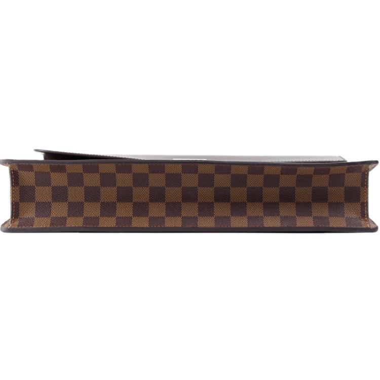 Pre Owned Louis Vuitton Damier Ebene Canvas Altona Briefcase GM
