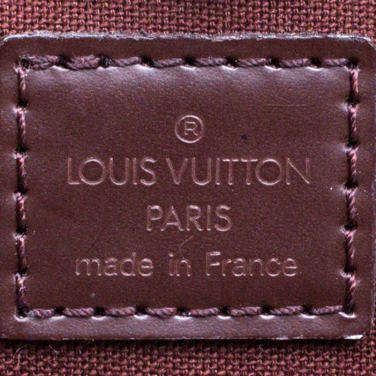 Pre Owned Louis Vuitton Damier Ebene Canvas Porte Ordinateur Sabana Bag