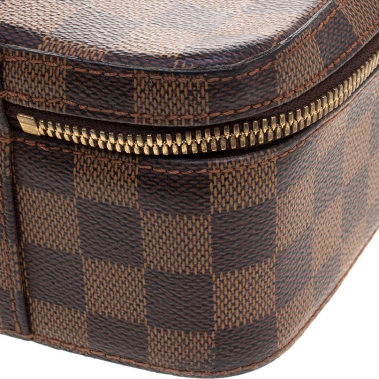 Pre Owned Louis Vuitton Damier Ebene Canvas Porte Ordinateur Sabana Bag