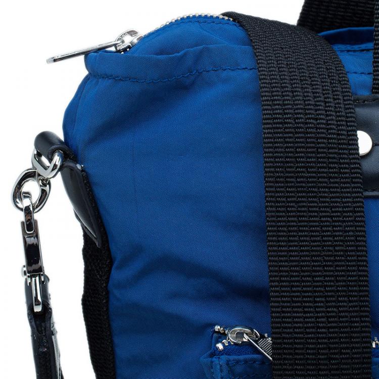 Pre Owned Marc by Marc Jacobs Blue Nylon Double Pocket Messenger Bag