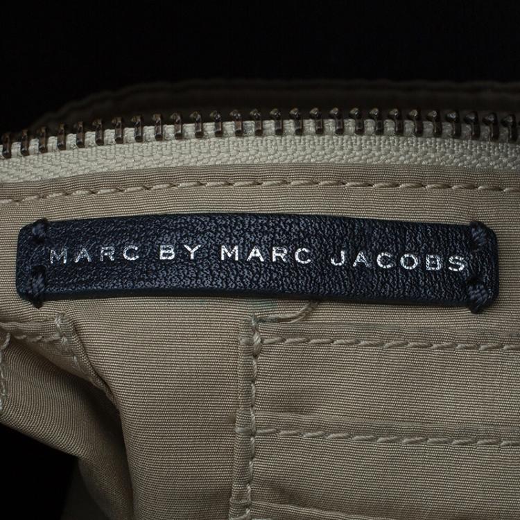 Pre Owned Marc By Marc Jacobs Black Leather Shopper Tote