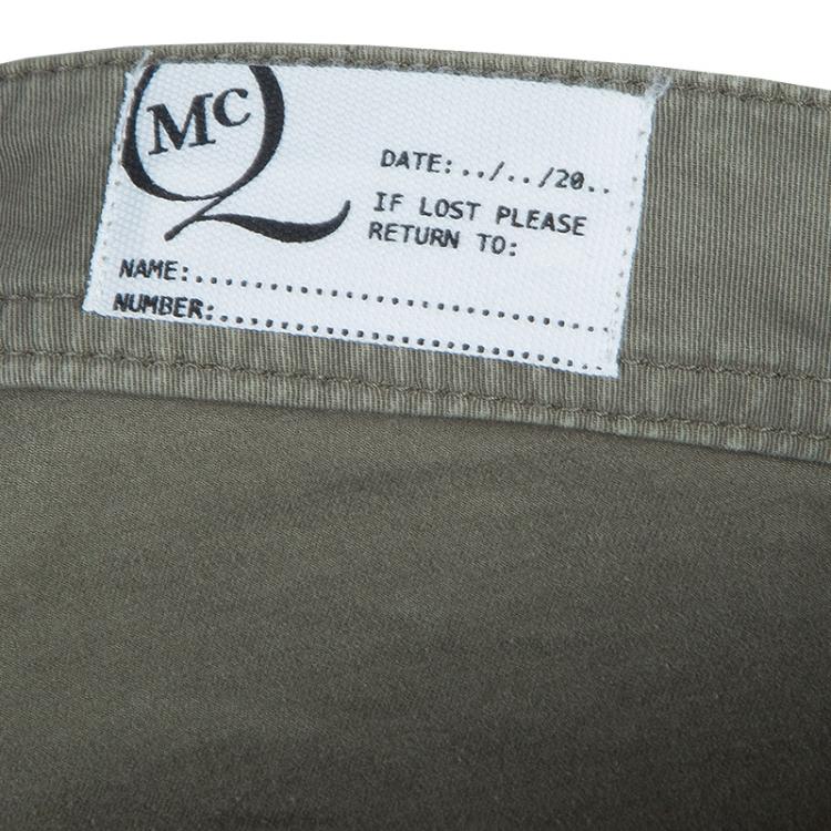 Pre Owned McQ by Alexander McQueen Olive Green Leather Buckle Utility Pants S
