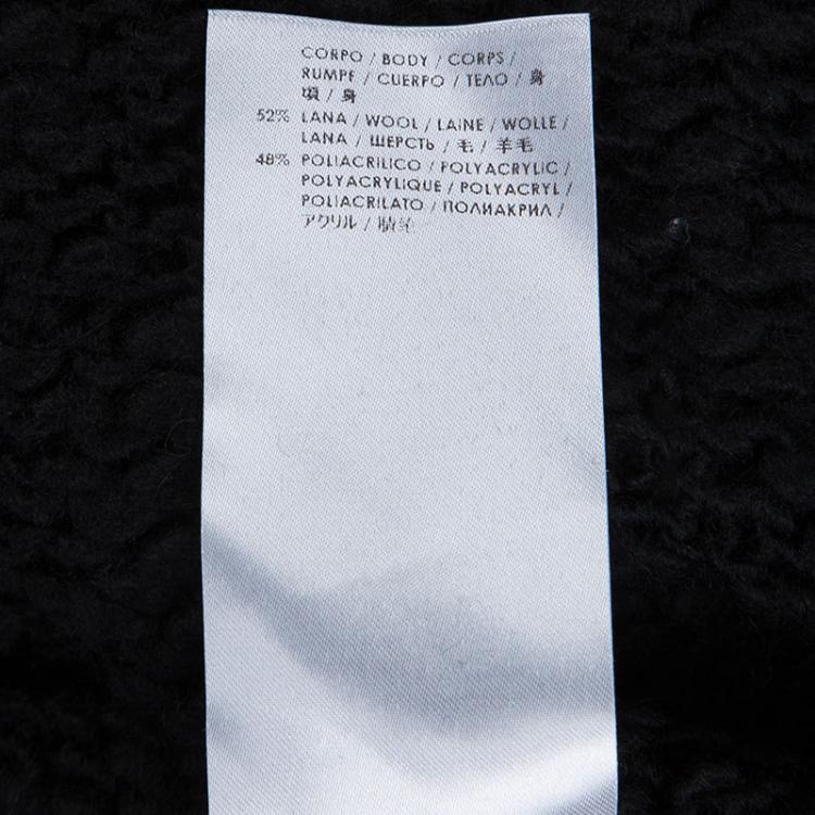 Pre Owned McQ by Alexander McQueen Oversized Slub Knit Crewneck Sweater L