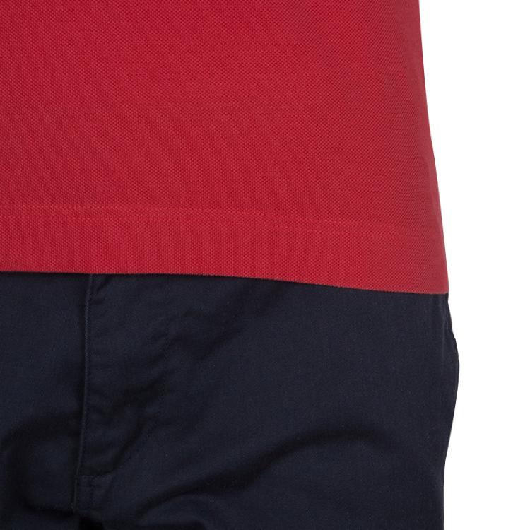 Pre Owned McQ By Alexander McQueen Red Polo T-Shirt S