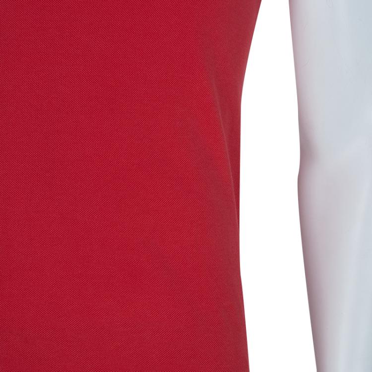 Pre Owned McQ By Alexander McQueen Red Polo T-Shirt S