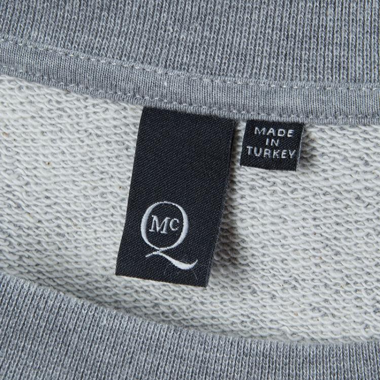 Pre Owned McQ By Alexander McQueen Grey Printed Cotton Sweatshirt L