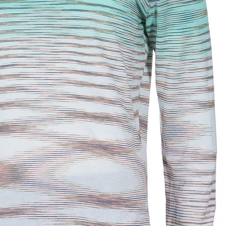 Pre Owned Missoni Crewneck Long Sleeve T-Shirt XXL