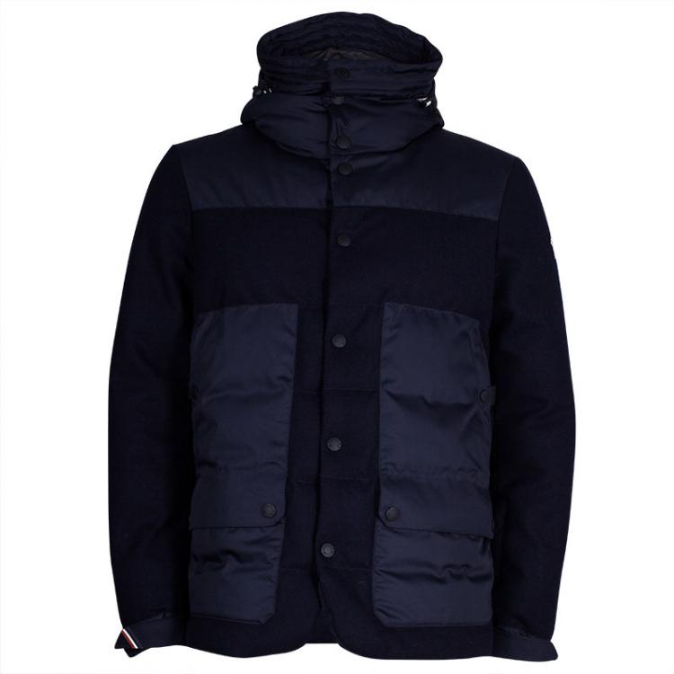 Moncler Grenoble: Navy Down Gressan Coat