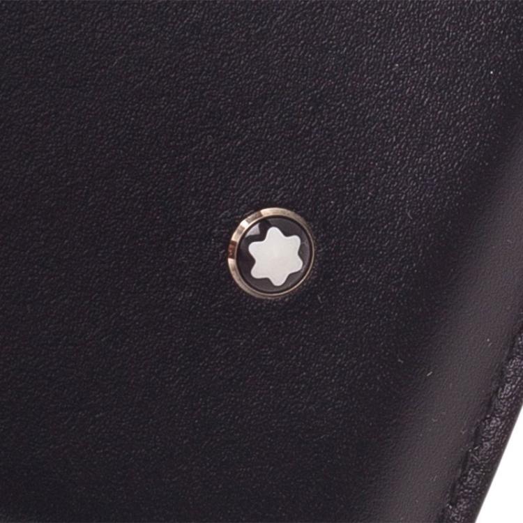 مملوكة مسبقًا Montblanc Black Leather Meisterstuck iPhone 4/4S Case