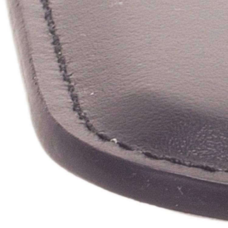 مملوكة مسبقًا Montblanc Black Leather Meisterstuck iPhone 4/4S Case