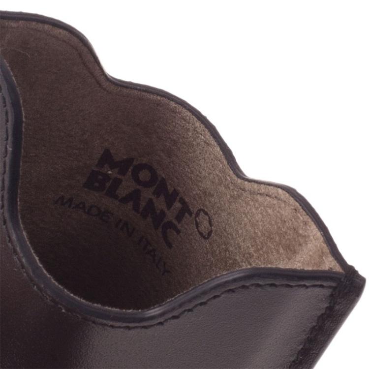 مملوكة مسبقًا Montblanc Black Leather Meisterstuck iPhone 4/4S Case