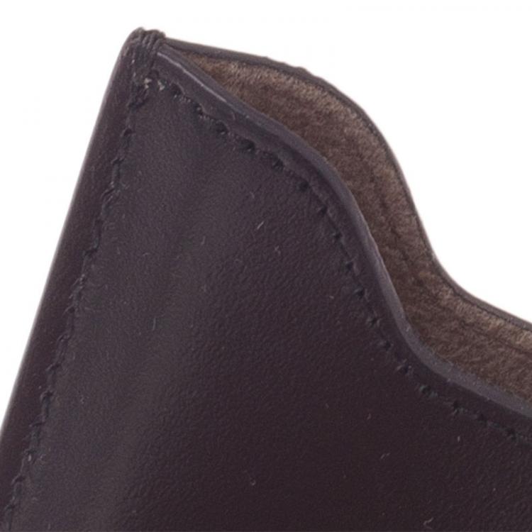 Pre Owned Montblanc Black Leather Meisterstuck iPhone 4/4S Case