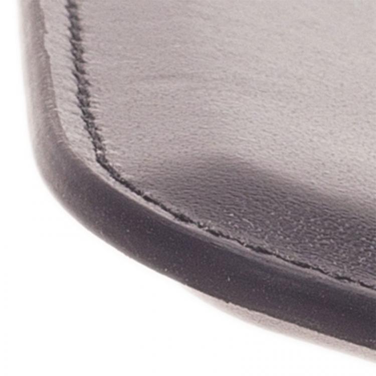 Pre Owned Montblanc Black Leather Meisterstuck iPhone 4/4S Case