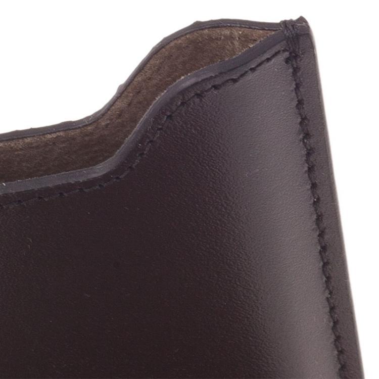 Pre Owned Montblanc Black Leather Meisterstuck iPhone 4/4S Case