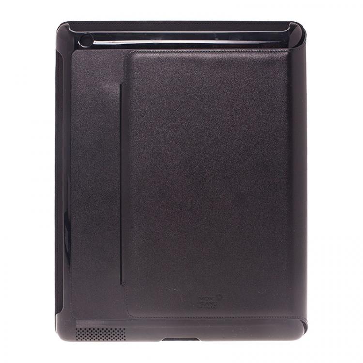 Pre Owned Montblanc Black Leather Meisterstuck iPad Case 