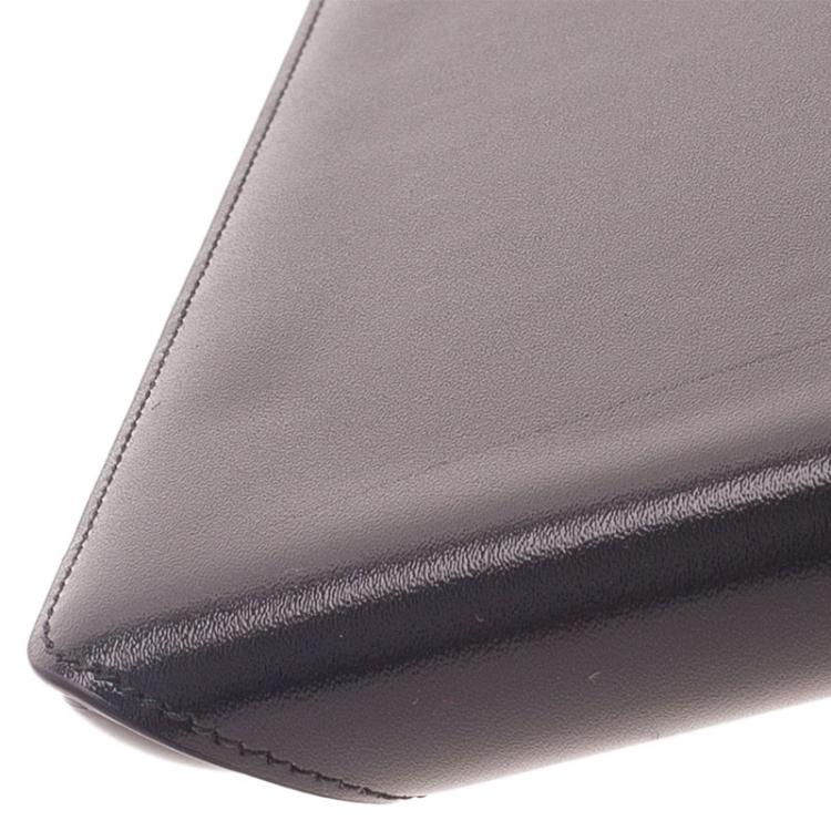 Pre Owned Montblanc Black Leather Meisterstuck iPad Case 