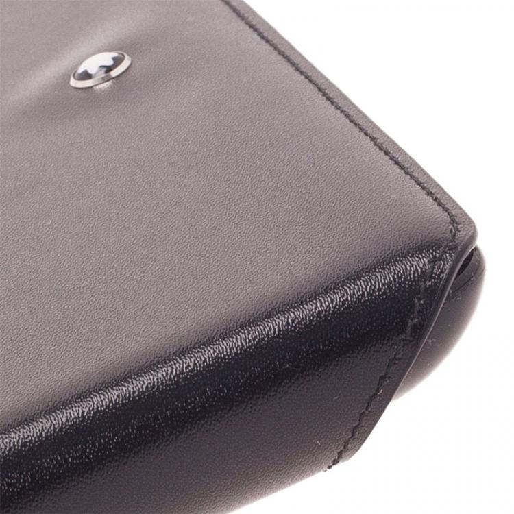 Pre Owned Montblanc Black Leather Meisterstuck iPad Case 