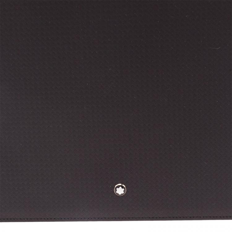 Pre Owned MontBlanc Black Patterned Leather Meisterstuck Galaxy Tab 7.7 Cover