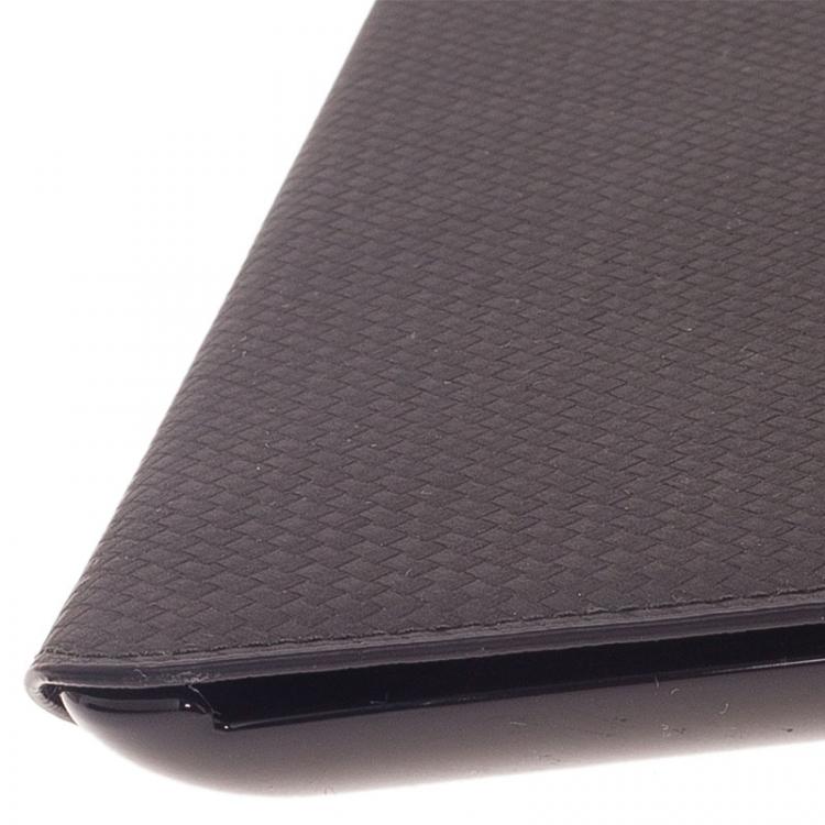 Pre Owned MontBlanc Black Patterned Leather Meisterstuck Galaxy Tab 7.7 Cover