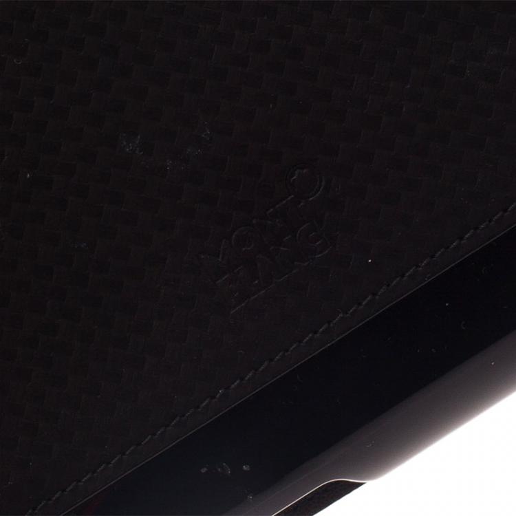 Pre Owned MontBlanc Black Patterned Leather Meisterstuck Galaxy Tab 7.7 Cover