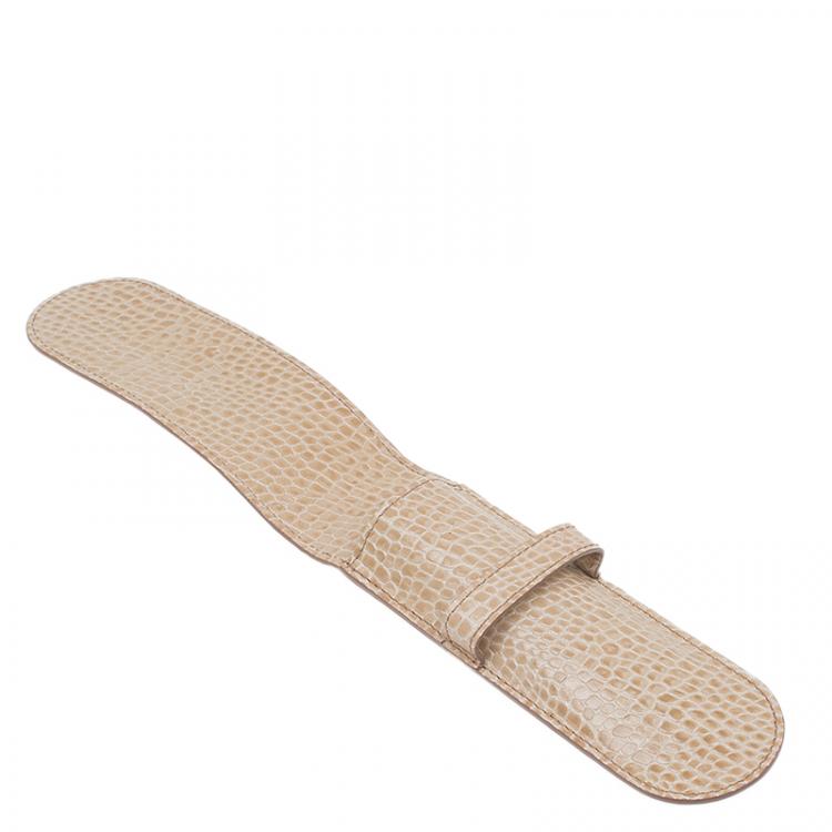 مملوكة مسبقًا Montblanc Brown Leather Boheme Pen Pouch