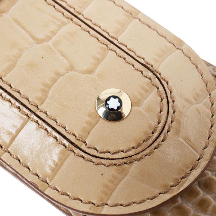 مملوكة مسبقًا Montblanc Brown Leather Boheme Pen Pouch