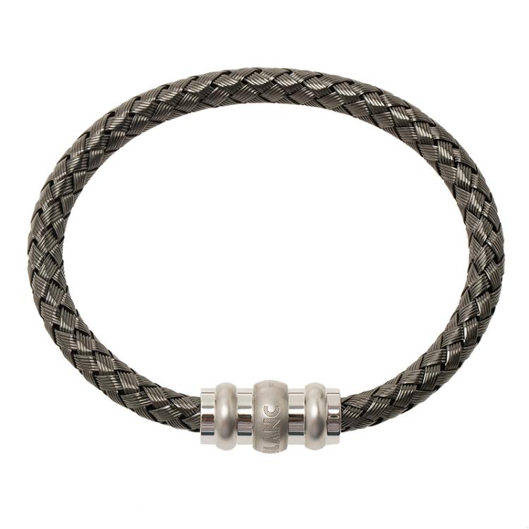 Pre Owned Montblanc Woven Silver Bracelet