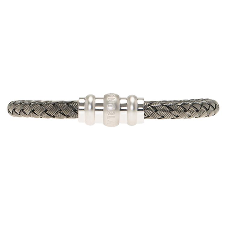 Pre Owned Montblanc Woven Silver Bracelet