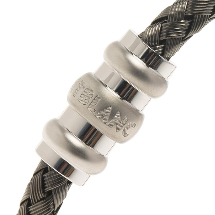 Pre Owned Montblanc Woven Silver Bracelet