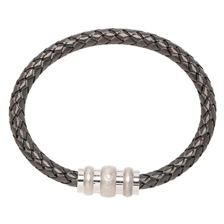 مملوكة مسبقًا Montblanc Woven Silver Bracelet