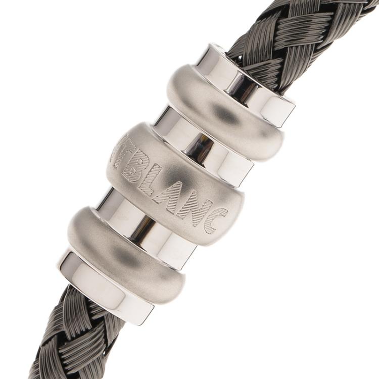 مملوكة مسبقًا Montblanc Woven Silver Bracelet