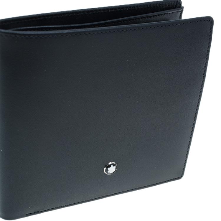 Pre Owned Montblanc Black Leather Miesterstuck Wallet