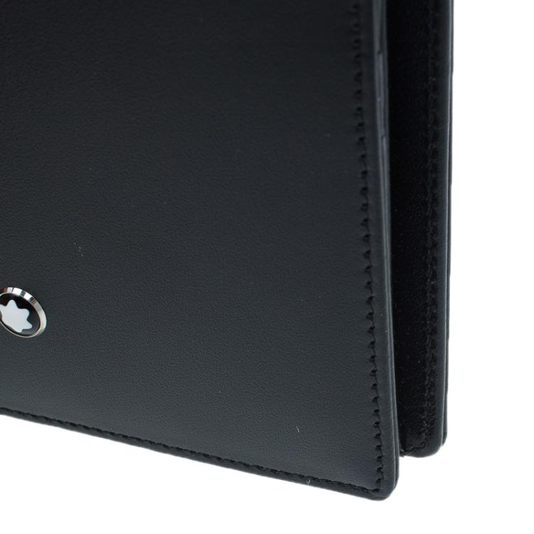 Pre Owned Montblanc Black Leather Miesterstuck Wallet