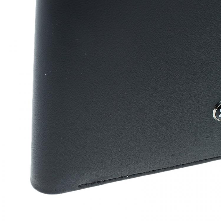 Pre Owned Montblanc Black Leather Miesterstuck Wallet