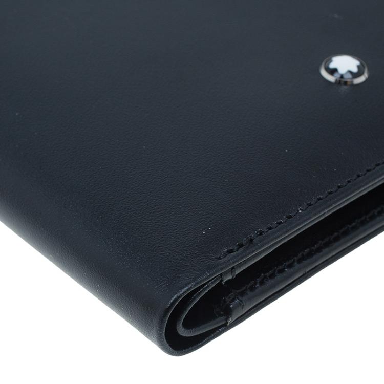 Pre Owned Montblanc Black Leather Miesterstuck Wallet