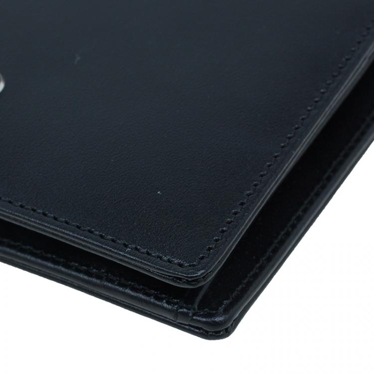 Pre Owned Montblanc Black Leather Miesterstuck Wallet