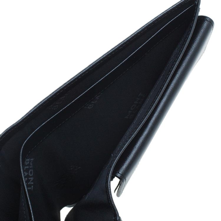 Pre Owned Montblanc Black Leather Miesterstuck Wallet