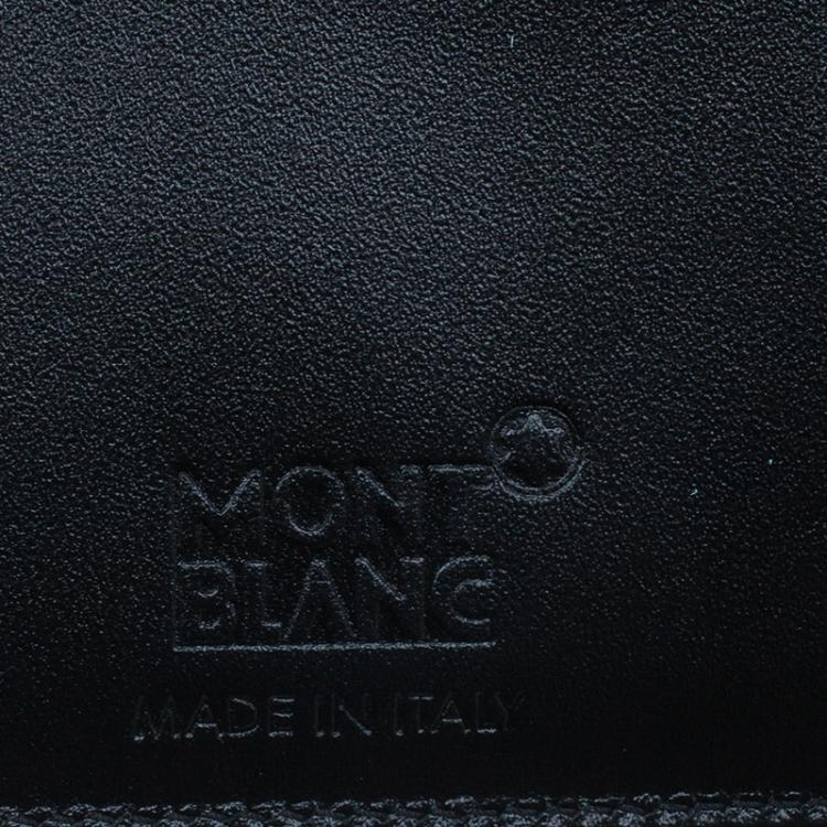 Pre Owned Montblanc Black Leather Miesterstuck Wallet