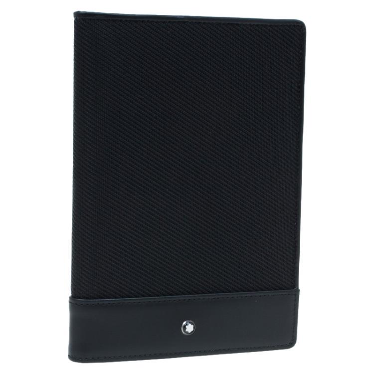 Pre Owned Montblanc Black Meisterstück Leather Passport Holder