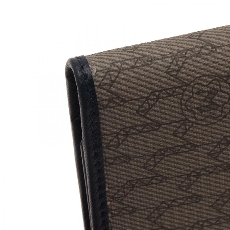 Pre Owned Montblanc Brown Leather Bifold Wallet