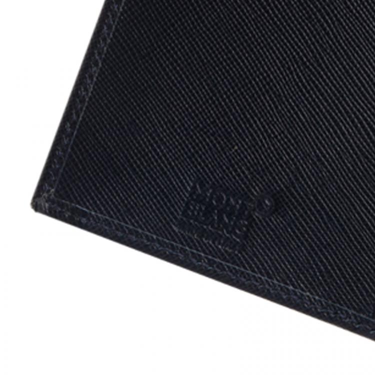 Pre Owned Montblanc Brown Leather Bifold Wallet