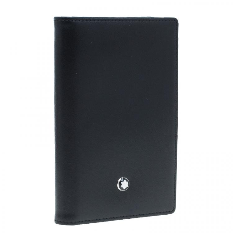 Pre Owned Montblanc Black Leather Card Holder