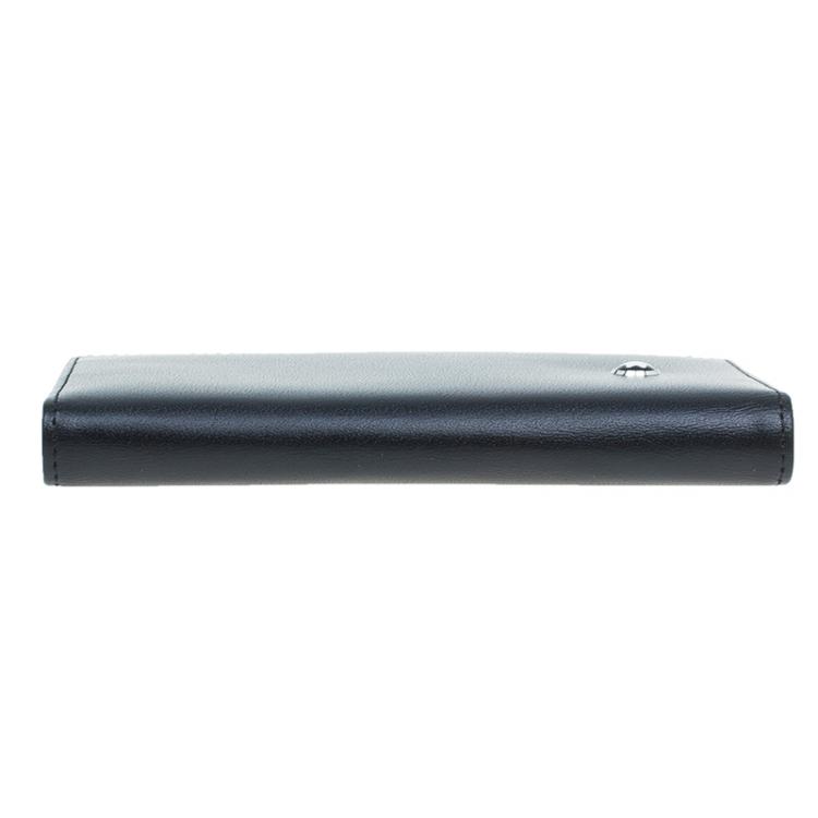 Pre Owned Montblanc Black Leather Card Holder