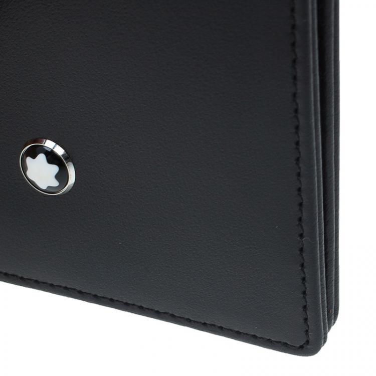 Pre Owned Montblanc Black Leather Card Holder