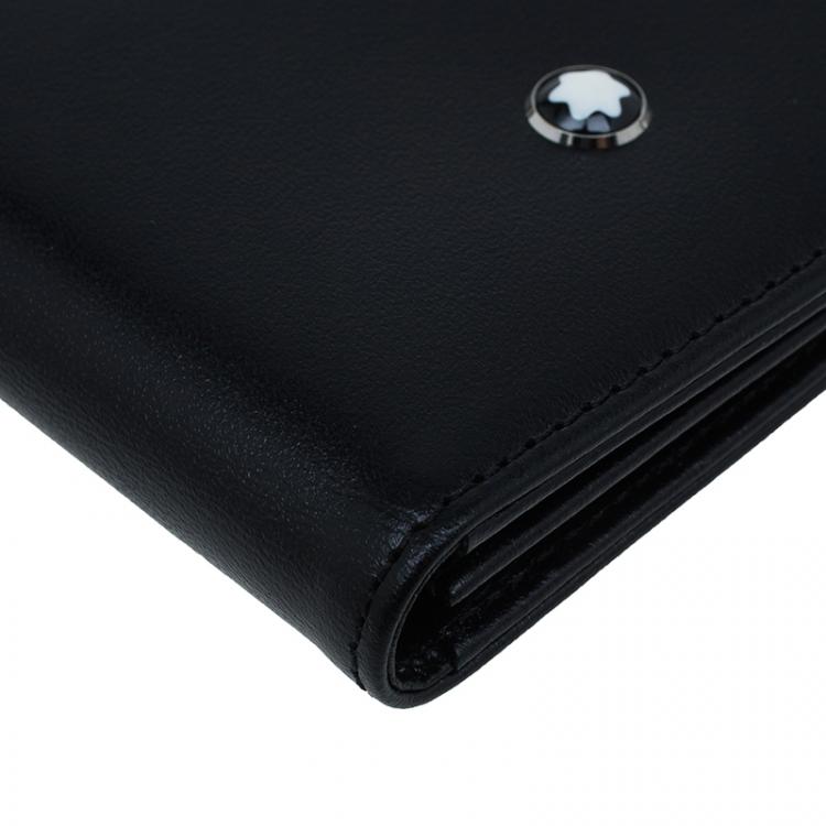 Pre Owned Montblanc Black Leather Card Holder