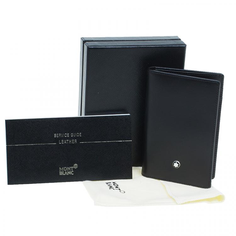 Pre Owned Montblanc Black Leather Card Holder