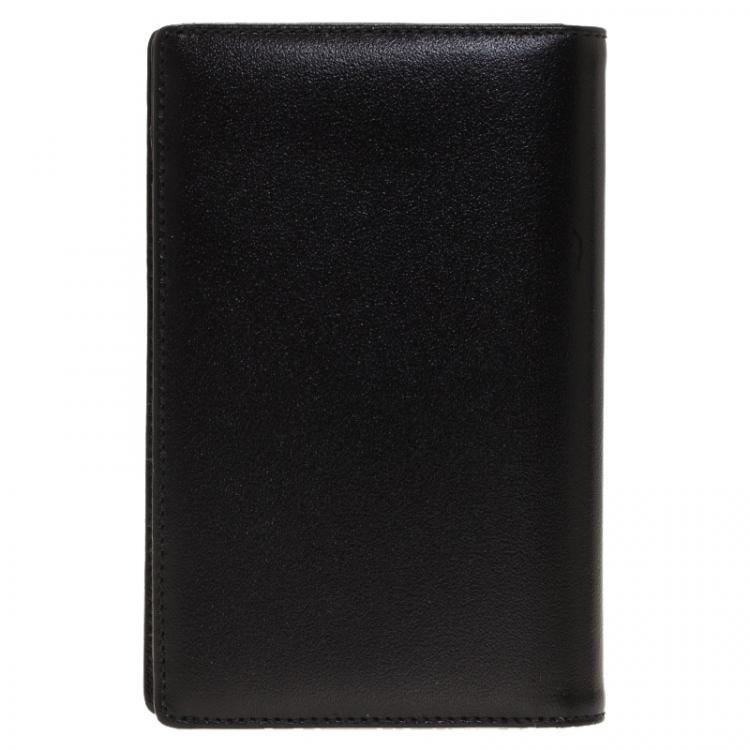 Pre Owned Montblanc Black Leather Meisterstuck Card Holder