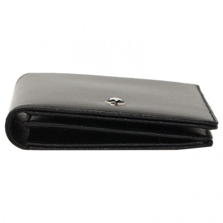 Pre Owned Montblanc Black Leather Meisterstuck Card Holder